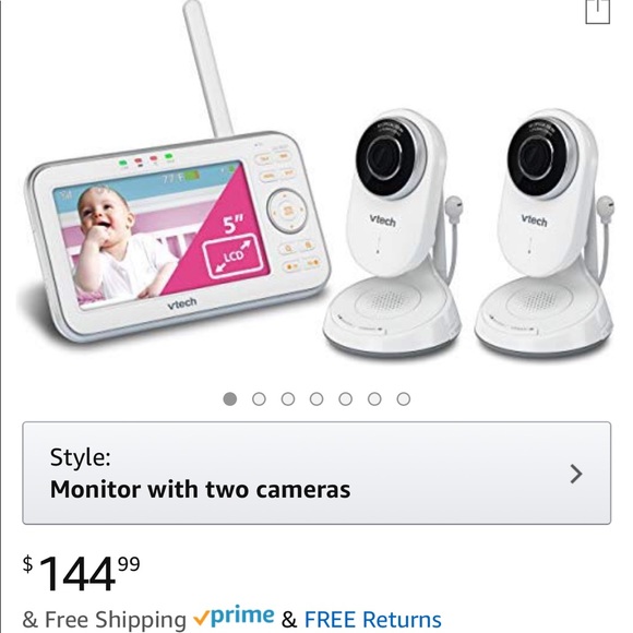 baby monitor with 3 cameras